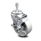 Service Caster 4 Inch Semi Steel Wheel Swivel 10mm Threaded Stem Caster with Brake SCC SCC-TS20S414-SSS-TLB-M1015 - alternate 1